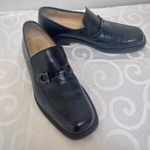 Salvatore Ferragamo Leather Loafer, Size 9.5